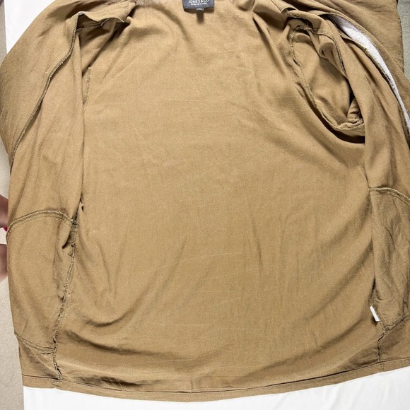 Vintage Jones NY Jacket 1X Linen Blend Open Lagenlook Boho Relaxed Oversized‎ - Picture 8 of 9